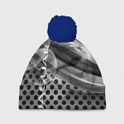 Шапка с помпоном JAGUAR, цвет: 3D-тёмно-синий