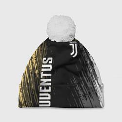 Шапка с помпоном JUVENTUS, цвет: 3D-белый