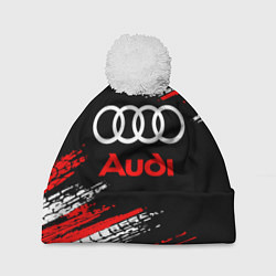 Шапка c помпоном AUDI