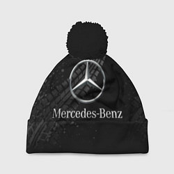 Шапка с помпоном MERCEDES, цвет: 3D-черный