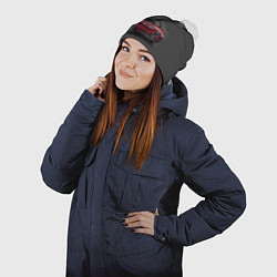 Шапка с помпоном Alfa Romeo - Italy, цвет: 3D-белый — фото 2