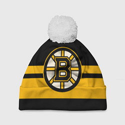 Шапка с помпоном BOSTON BRUINS NHL, цвет: 3D-белый