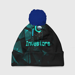 Шапка с помпоном Among Us Investors, цвет: 3D-тёмно-синий