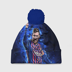 Шапка c помпоном Lionel Messi Barcelona 10