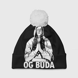 Шапка с помпоном OG Buda, цвет: 3D-белый