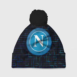 Шапка с помпоном Napoli, цвет: 3D-черный