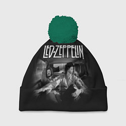 Шапка с помпоном Led Zeppelin, цвет: 3D-зеленый