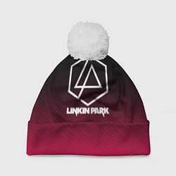 Шапка c помпоном LINKIN PARK LOGO CARBON