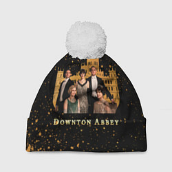 Шапка с помпоном Аббатство Даунтон Downton Abbey, цвет: 3D-белый
