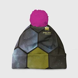 Шапка с помпоном JWST space cell theme, цвет: 3D-малиновый