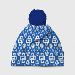 Шапка c помпоном Blue Pattern Dope Camo Dope Street Market