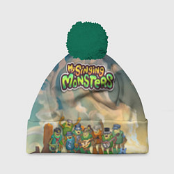 Шапка c помпоном My singing monsters САХАСЕМЬЯ