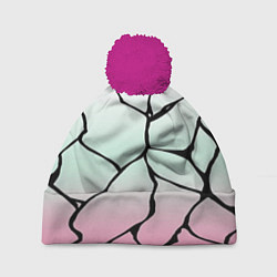 Шапка с помпоном Шинобу Кочо Кимоно, цвет: 3D-малиновый