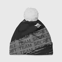 Шапка с помпоном Форма Team Secret, цвет: 3D-белый
