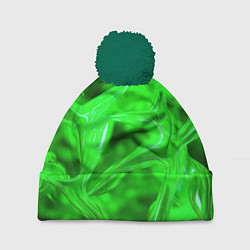Шапка с помпоном Geometry green, цвет: 3D-зеленый