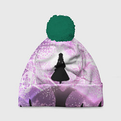 Шапка с помпоном Touhou Project Yuyuko Сайгёдзи, цвет: 3D-зеленый