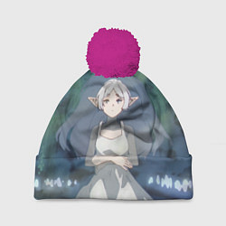 Шапка с помпоном Sousou no Frieren, цвет: 3D-малиновый
