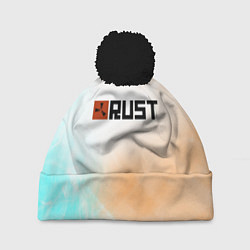 Шапка c помпоном RUST gradient