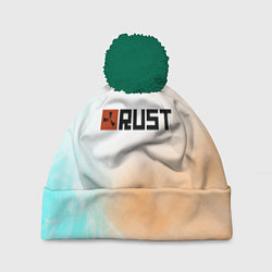 Шапка с помпоном RUST gradient, цвет: 3D-зеленый