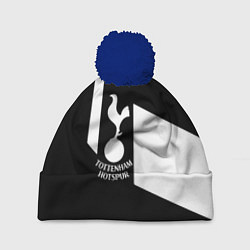 Шапка с помпоном Тоттенхэм геометрия, цвет: 3D-тёмно-синий