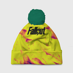 Шапка c помпоном Fallout fire steel