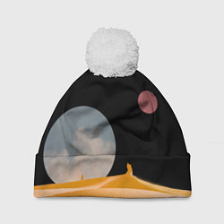 Шапка с помпоном Arrakis sandworm Dune, цвет: 3D-белый
