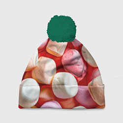 Шапка с помпоном Маршмэллоу, цвет: 3D-зеленый