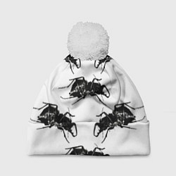 Шапка с помпоном Mezzanine, цвет: 3D-белый