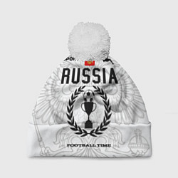 Шапка c помпоном Футбольная форма Россия с номером 10