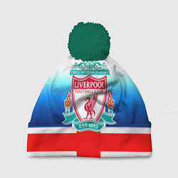 Шапка с помпоном Liverpool Англия, цвет: 3D-зеленый