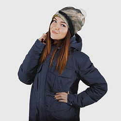 Шапка с помпоном Фардык-Кешене, цвет: 3D-белый — фото 2