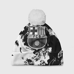 Шапка с помпоном Juventus белый дым, цвет: 3D-белый