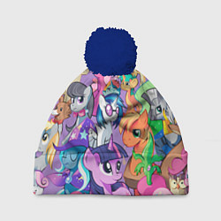 Шапка c помпоном My Little Pony