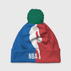 Шапка с помпоном Эмблема NBA, цвет: 3D-зеленый