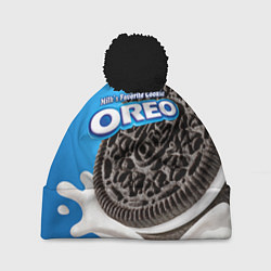 Шапка с помпоном Oreo, цвет: 3D-черный