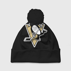 Шапка с помпоном Pittsburgh Penguins: Malkin, цвет: 3D-черный