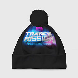 Шапка c помпоном Trancemission: Trance we love