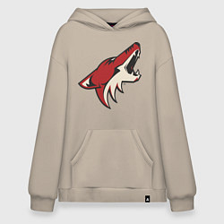 Толстовка-худи оверсайз Phoenix Coyotes, цвет: миндальный