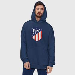 Толстовка-худи оверсайз Atletico Madrid, цвет: тёмно-синий — фото 2