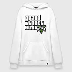 Толстовка-худи оверсайз GTA Five, цвет: белый