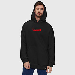 Толстовка-худи оверсайз Obey workout, цвет: черный — фото 2