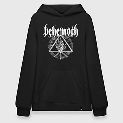 Толстовка-худи оверсайз Behemoth, цвет: черный