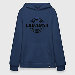 Толстовка-худи оверсайз Made in Chechnya, цвет: тёмно-синий
