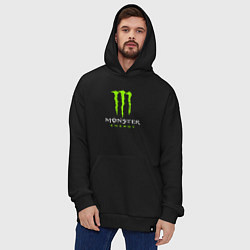 Толстовка-худи оверсайз MONSTER ENERGY, цвет: черный — фото 2