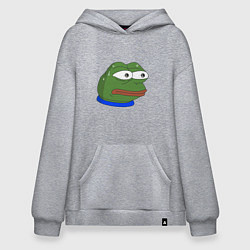 Толстовка-худи оверсайз Pepe MonkaS, цвет: меланж