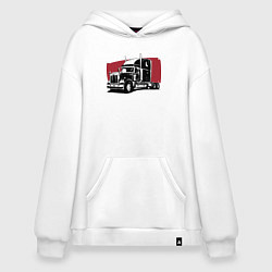 Худи оверсайз Truck red