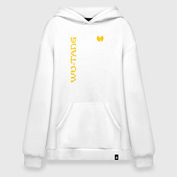 Толстовка-худи оверсайз WU TANG CLAN LOGO YELLOW, цвет: белый
