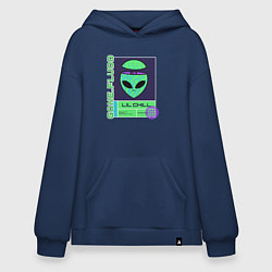 Толстовка-худи оверсайз GONE FLUDD UFO, цвет: тёмно-синий