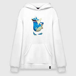 Толстовка-худи оверсайз Globox Rayman Legends, цвет: белый