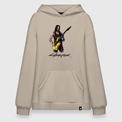 Худи оверсайз Cyberpunk 2077 Johnny гитарист